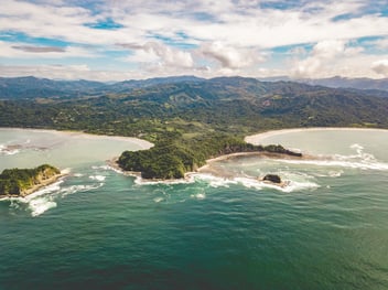 Full view of Playa Samara