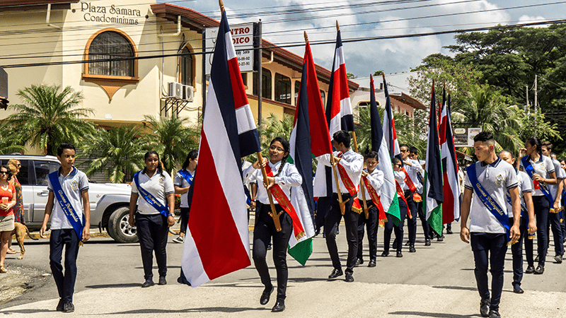 Independence Day Parade in Costa Rica