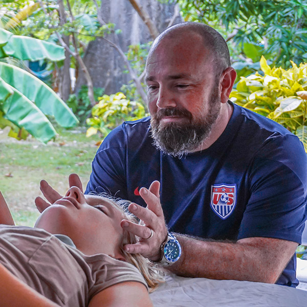 Matthew Howe at the Costa Rica School of Massage Therapy